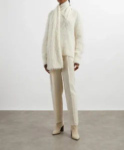 Toteme Knitwear^Draped Scarf Alpaca Knit Jumper