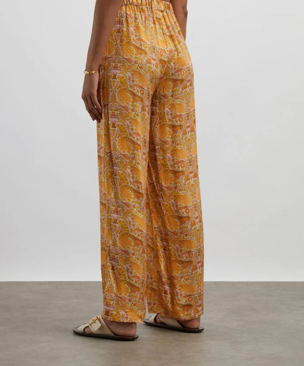 Heidi Klein Swimwear^Drawstring Trousers in Liberty Fabrics’ Oscar’s Palace