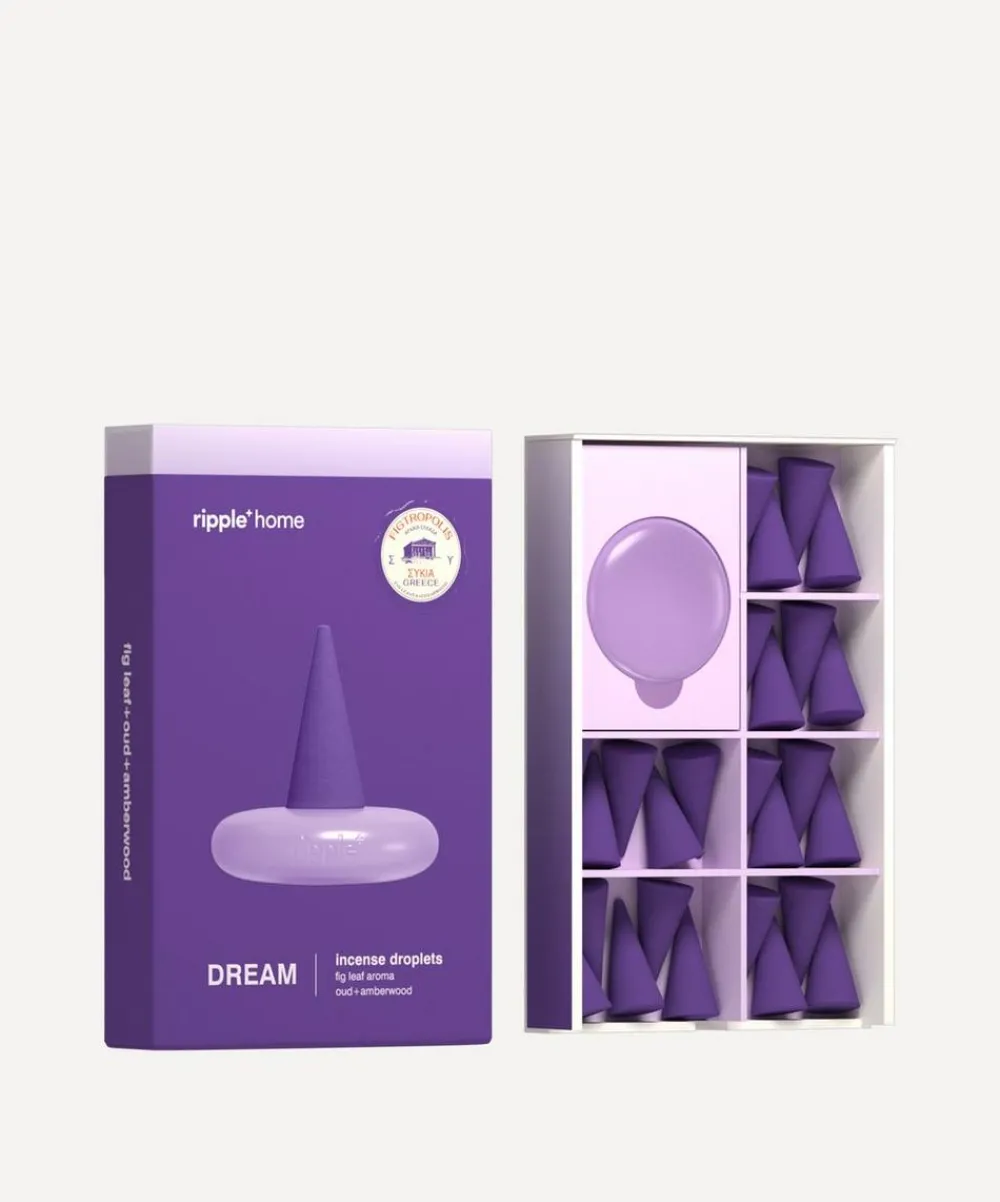 Ripple Candles & Candle Holders|Wellness^DREAM Fig Leaf Incense Droplets