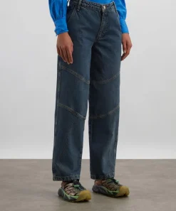 Damson Madder Jeans^Drew Dusty Wash Relaxed-Fit Jeans