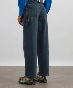 Damson Madder Jeans^Drew Dusty Wash Relaxed-Fit Jeans