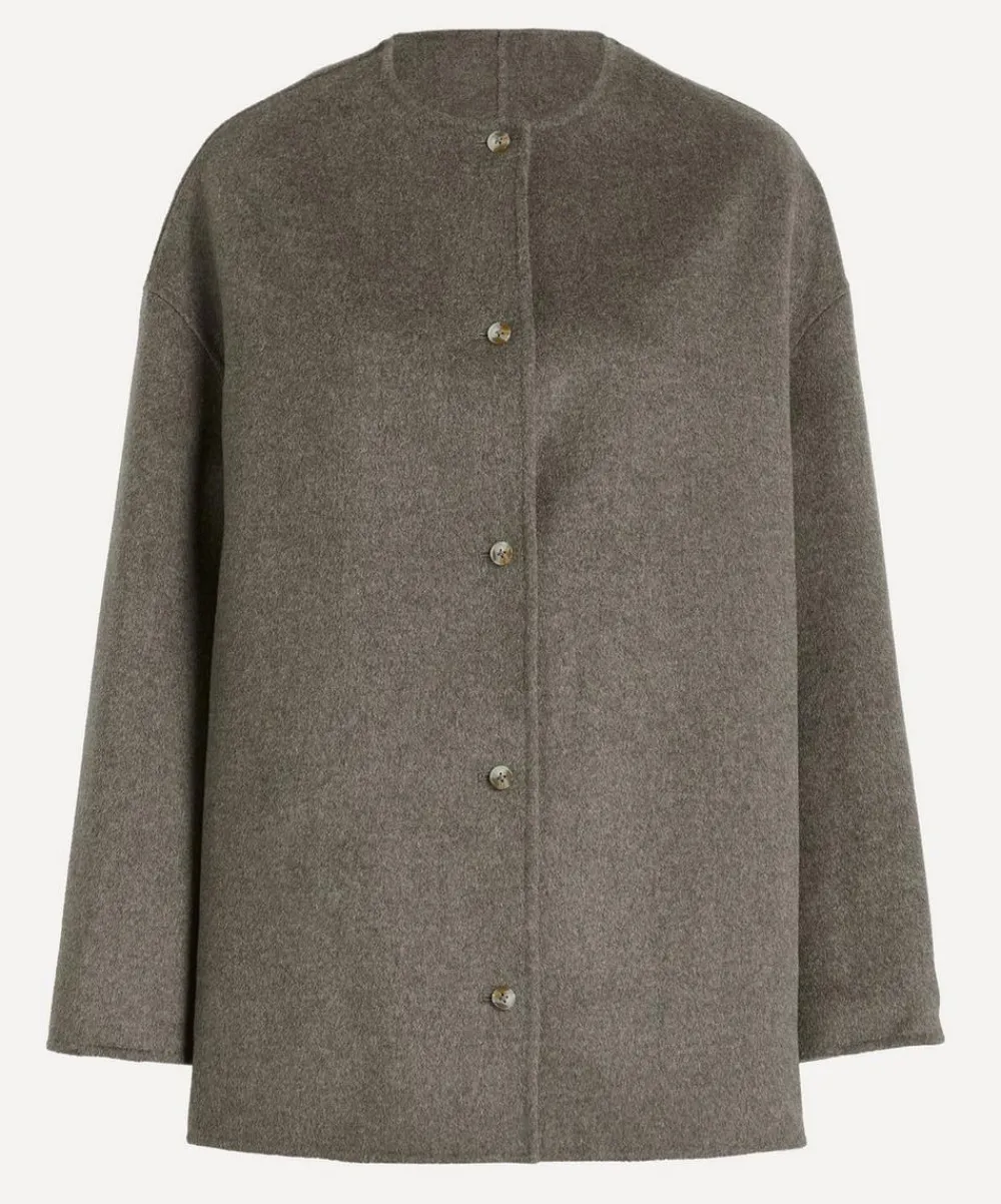 Loulou Studio Coats & Jackets^Dunne Wool-Cashmere Drap Short Coat