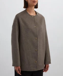 Loulou Studio Coats & Jackets^Dunne Wool-Cashmere Drap Short Coat
