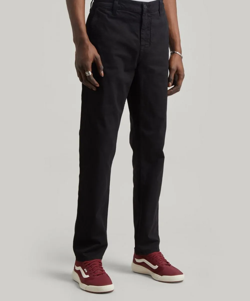 Nudie Jeans Trousers^Easy Alvin Black Chinos