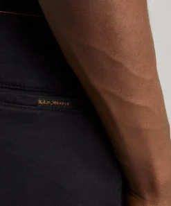 Nudie Jeans Trousers^Easy Alvin Black Chinos