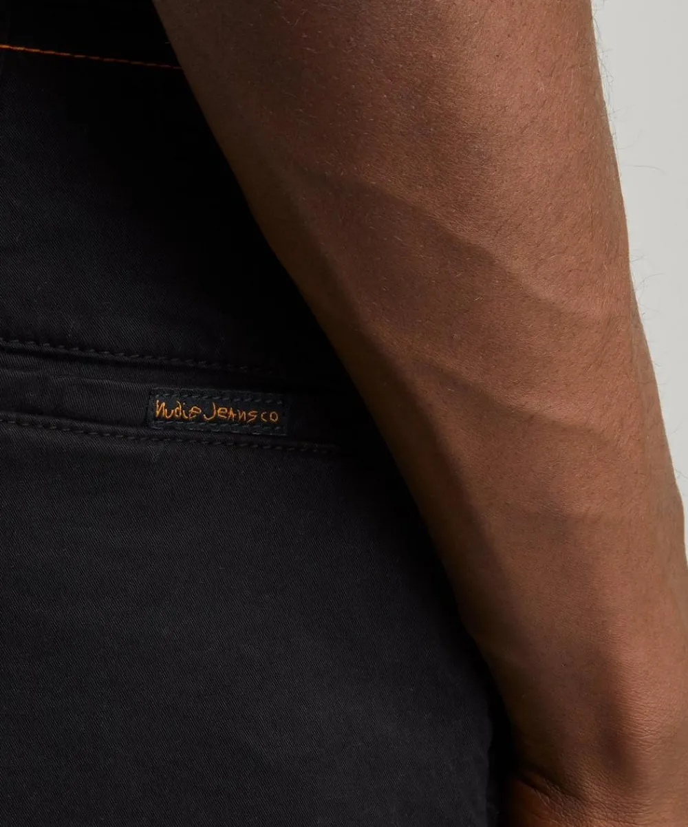 Nudie Jeans Trousers^Easy Alvin Black Chinos
