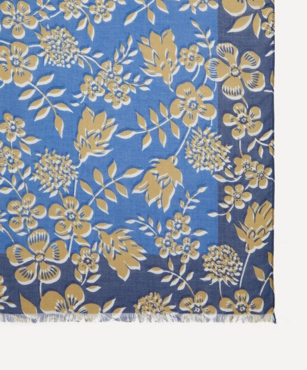Liberty Scarves^Edenham Haze 60x160 Modal-Cashmere Scarf