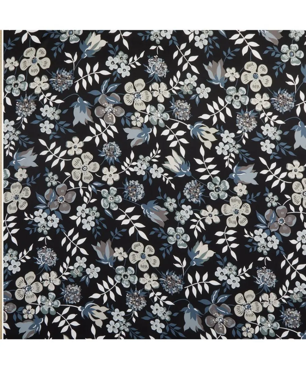 Liberty Fabrics Classic Silks|Silk Satin^Edenham Oasis Silk Satin