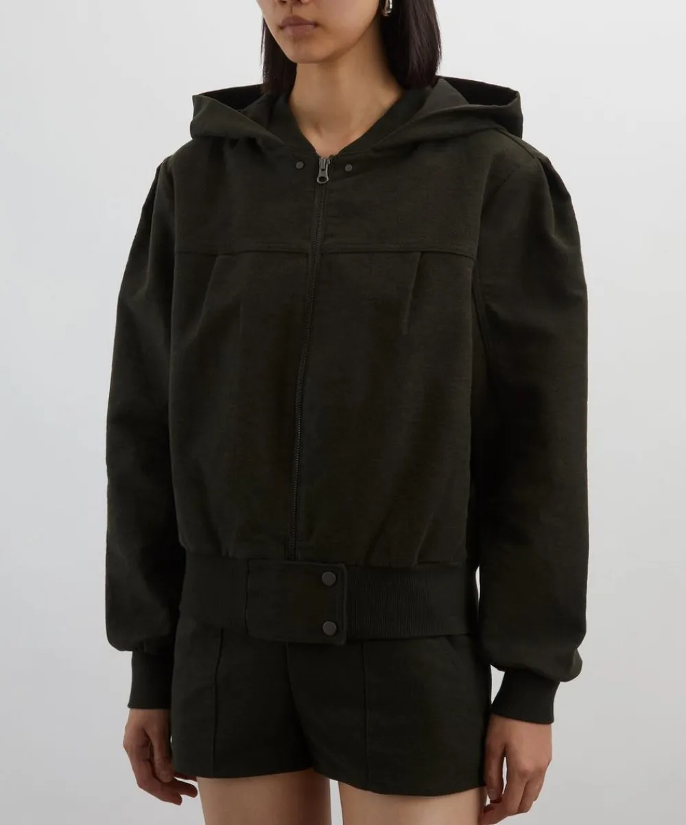 Peachy Den Coats & Jackets^Edie Olive Bomber Jacket