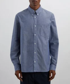 A.P.C. Shirts^Edouard Brodé Chambray Cotton Shirt