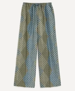 Dries Van Noten Trousers & Shorts^Elasticated Argyle Silk Trousers