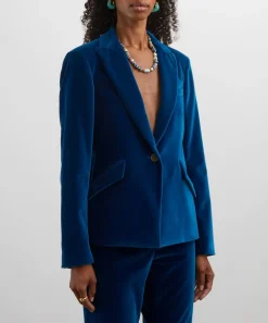 Etro Coats & Jackets^Electric Blue Velvet Jacket