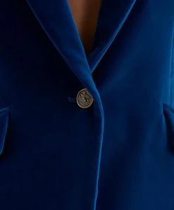 Etro Coats & Jackets^Electric Blue Velvet Jacket