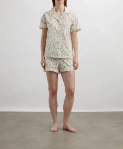 Liberty Sleepwear^Elizabeth Tana Lawn™ Cotton Short Pyjama Set