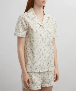 Liberty Sleepwear^Elizabeth Tana Lawn™ Cotton Short Pyjama Set