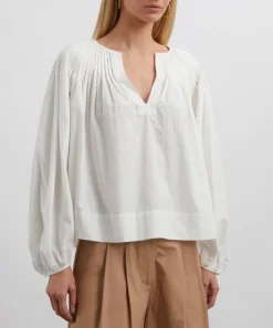 Mondo Corsini Tops^Elizabeth White Linen Blouse