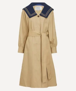 Damson Madder Coats & Jackets^Ella Navy Tan Trench Coat
