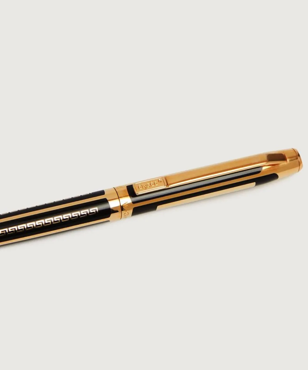 Vintage Stationery And Games^Elysee Black Laque Fountain Pen