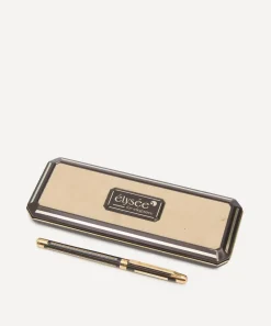 Vintage Stationery And Games^Elysee Black Laque Fountain Pen