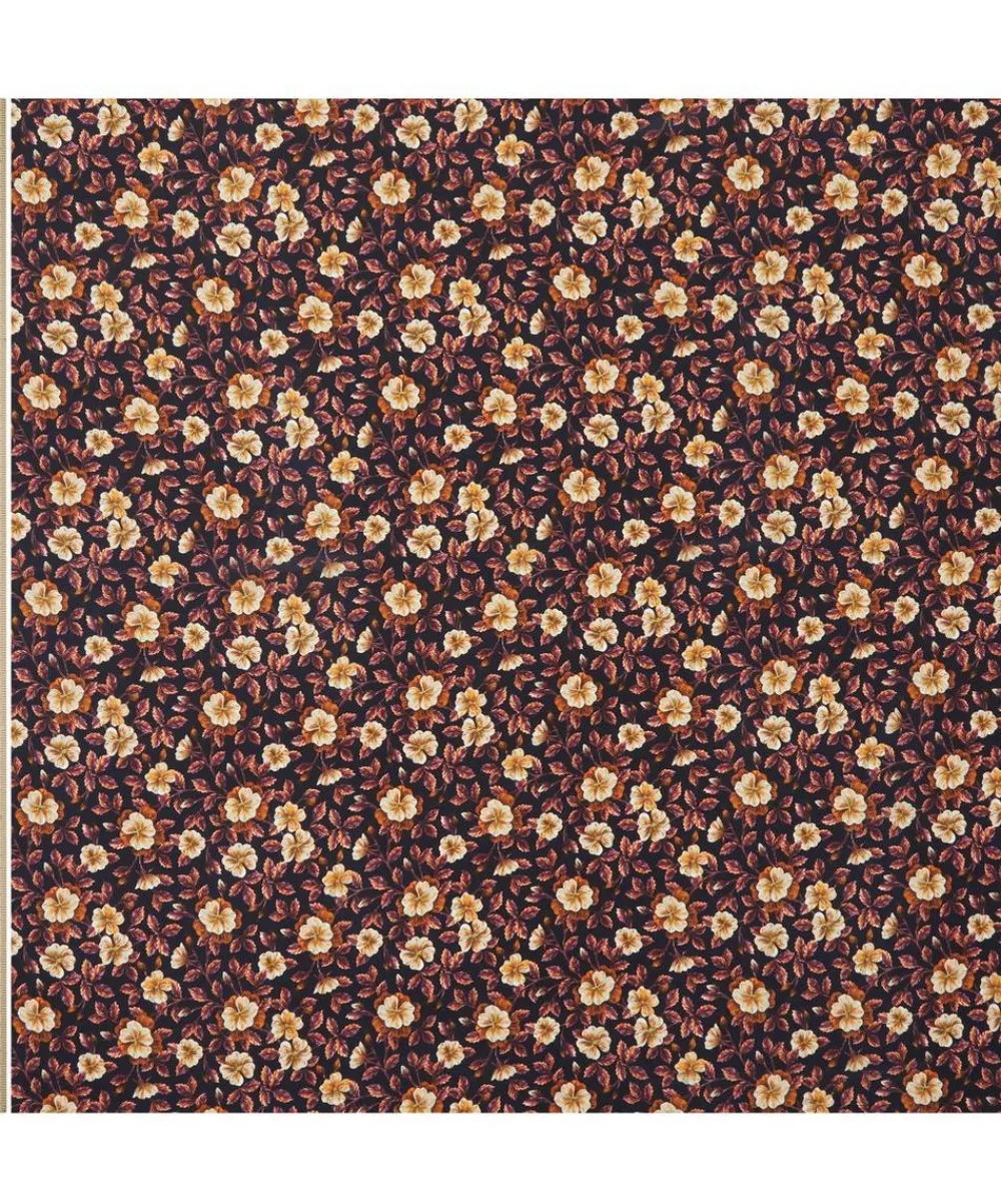 Liberty Fabrics Crepe De Chine^Embroidered Botanical Crepe de Chine