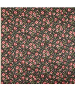 Liberty Fabrics Silk Satin^Embroidered Botanical Silk Satin