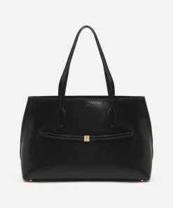 Toteme Bags^Embroidered Leather Lounge Tote Bag
