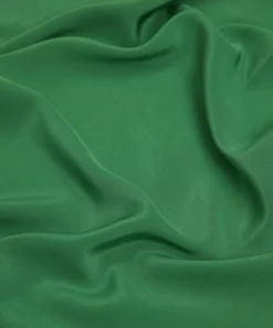 Liberty Fabrics Crepe De Chine|Classic Tana Lawn^Emerald Plain Silk Crepe de Chine