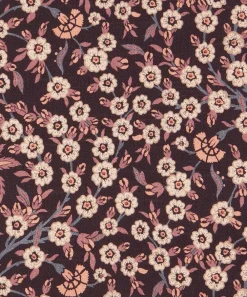 Liberty Interiors Furnishing Fabrics^Empress Vine Cotton in Brinjal