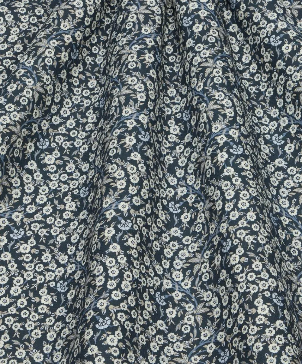 Liberty Interiors Furnishing Fabrics^Empress Vine Cotton in Ink
