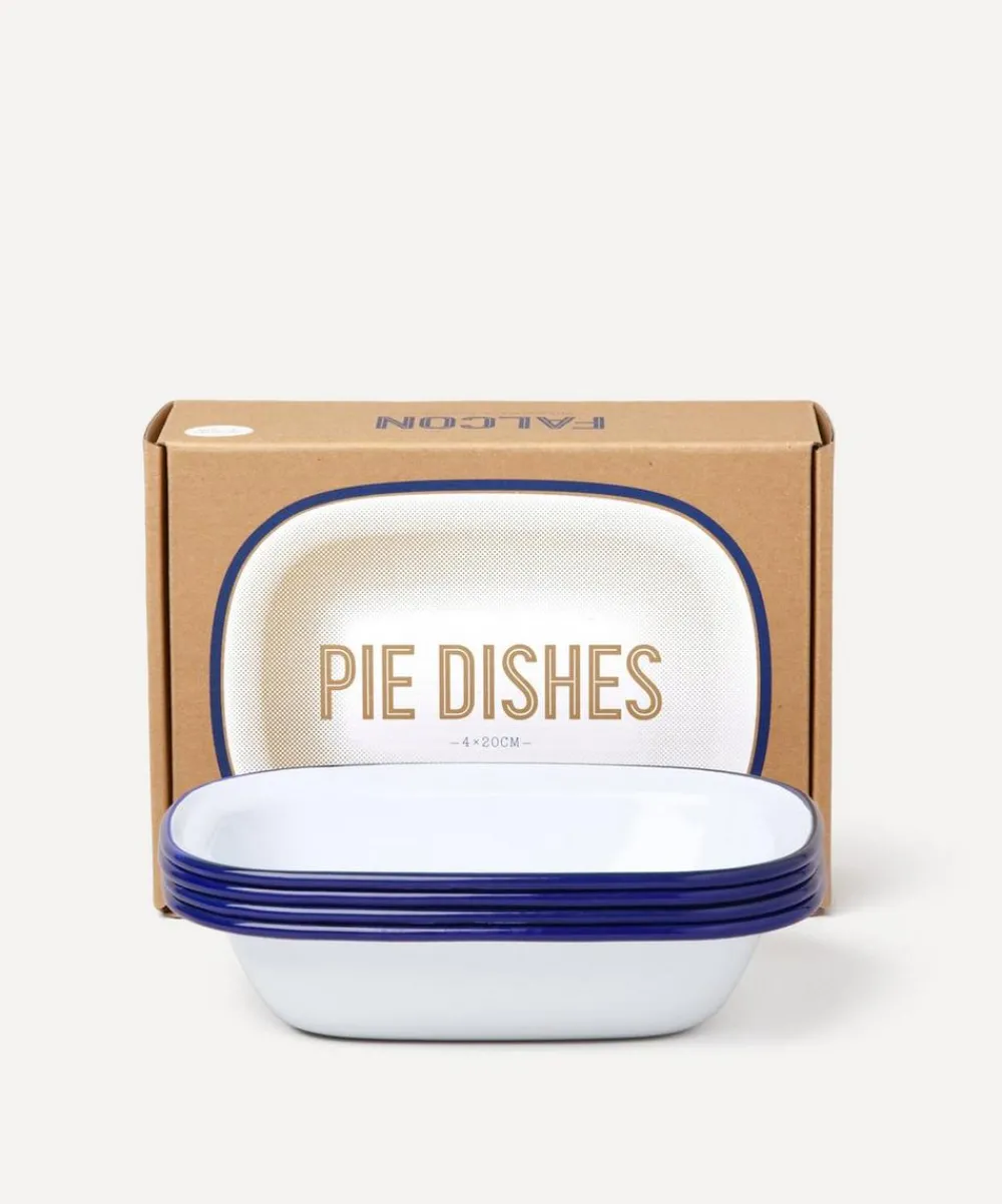 Falcon Cookware^Enamel Pie Dishes Set of Four