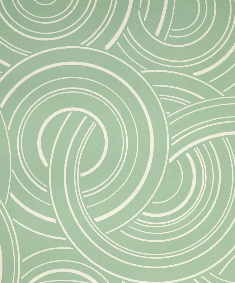 Liberty Interiors Wallpaper^Endless Knots in Artichoke