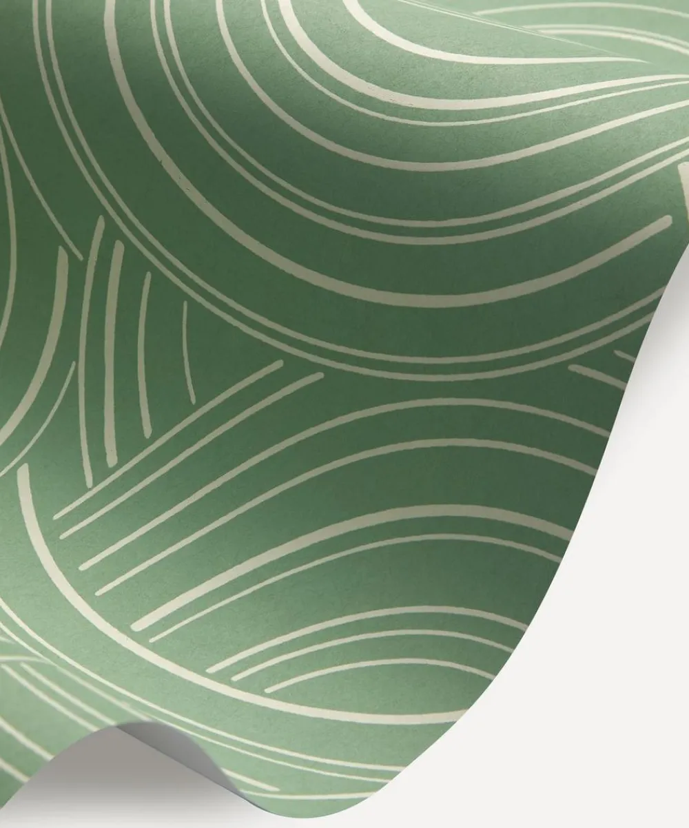 Liberty Interiors Wallpaper^Endless Knots in Artichoke