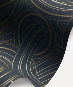 Liberty Interiors Wallpaper^Endless Knots in Heron
