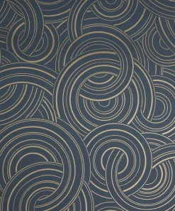 Liberty Interiors Wallpaper^Endless Knots in Heron