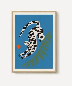 PSTR Studio Wall Art|Living Room^Enikő Eged Leopard II Framed Print