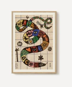 PSTR Studio Wall Art^Enikő Eged Magic Snake Framed Print