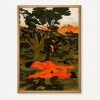 PSTR Studio Wall Art^Enikő Eged Papaya Garden Framed Print
