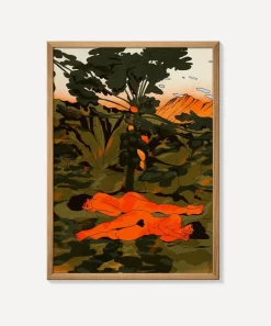 PSTR Studio Wall Art^Enikő Eged Papaya Garden Framed Print