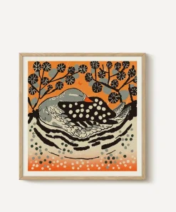 PSTR Studio Wall Art^Enikő Eged Sleeping Duck Framed Print