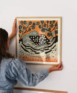 PSTR Studio Wall Art^Enikő Eged Sleeping Duck Framed Print