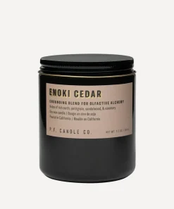 P.F. Candle Co. Candles & Candle Holders^Enoki Cedar Candle 204g