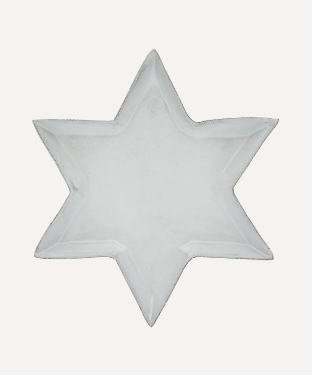 Astier de Villatte Tableware^Etoile Dessert Plate