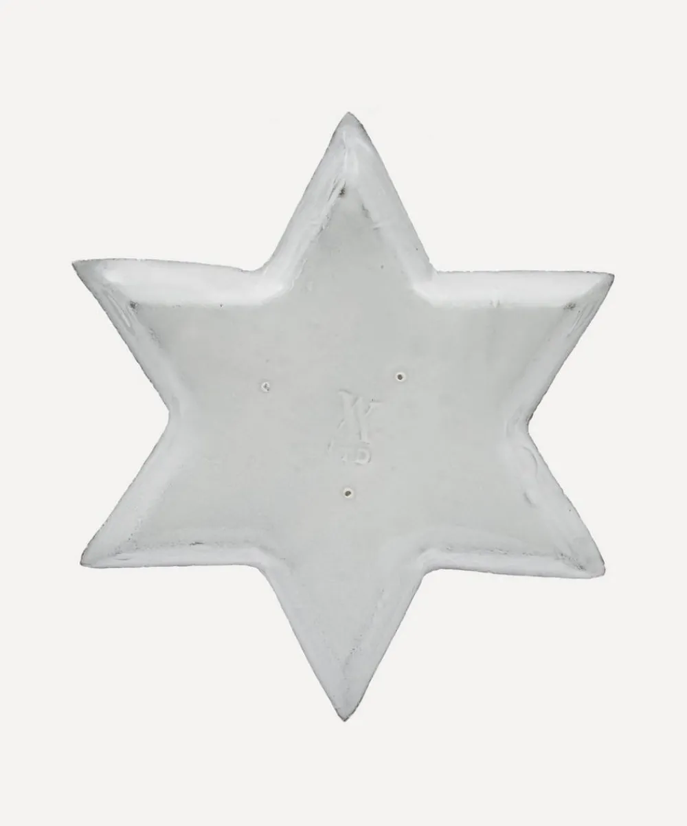 Astier de Villatte Tableware^Etoile Dessert Plate