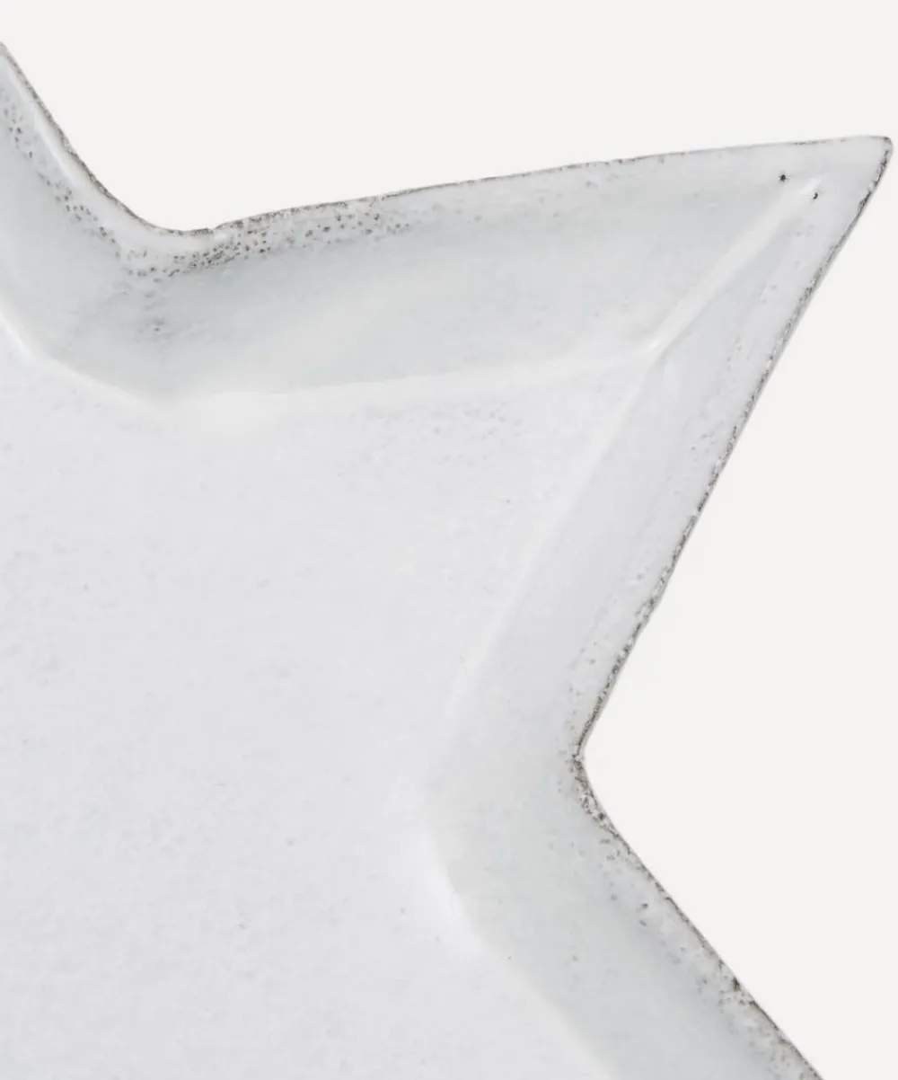 Astier de Villatte Tableware^Etoile Dessert Plate