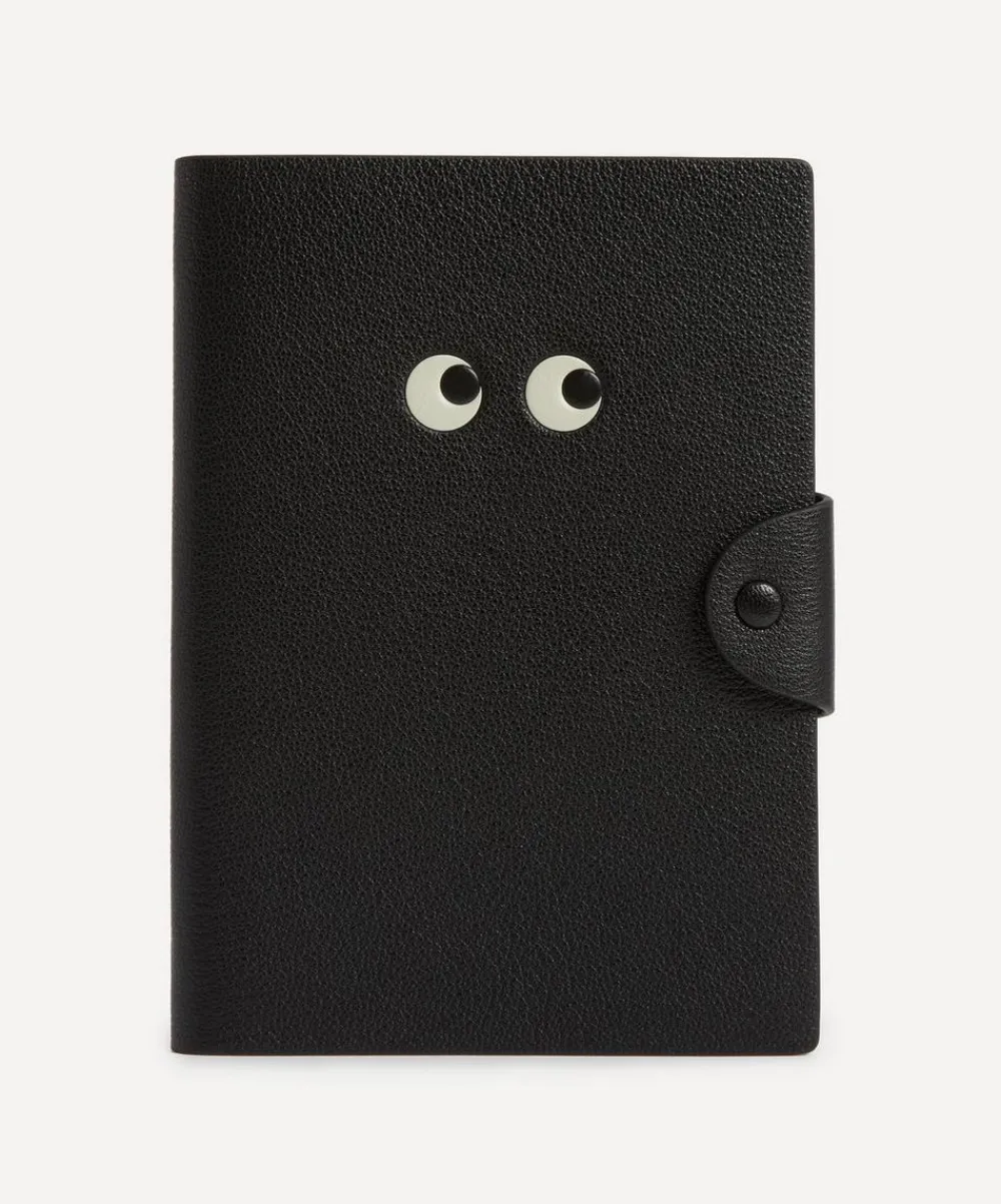 Anya Hindmarch Stationery And Games^Eyes A5 Leather Journal