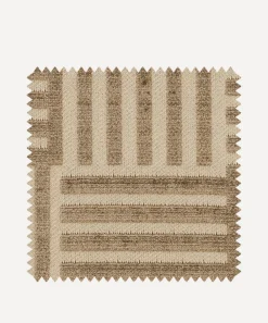 Liberty Interiors Furnishing Fabrics^Fabric Swatch - Archive Geo Marsden Velvet in Pewter
