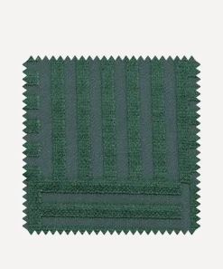 Liberty Interiors Furnishing Fabrics^Fabric Swatch - Archive Geo Marsden Velvet in Jade