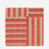 Liberty Interiors Furnishing Fabrics^Fabric Swatch - Archive Geo Marsden Velvet in Lacquer