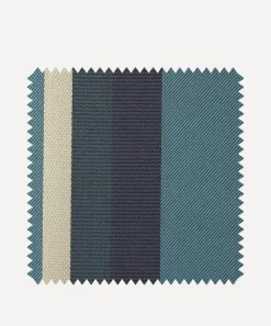 Liberty Interiors Furnishing Fabrics^Fabric Swatch - Arlo Stripe in Lapis