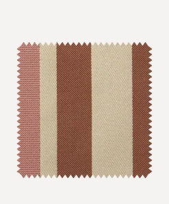 Liberty Interiors Furnishing Fabrics^Fabric Swatch - Arlo Stripe in Lacquer